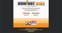 Desktop Screenshot of howigotrich.com